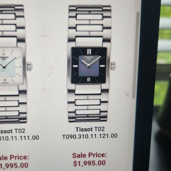 Tissot Women's T02 MOP dial Steel and Leather band, preloved - Picture 12 of 14